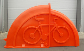 Orange Bike Shelter
