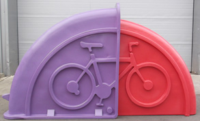 Purple & Pink Bike Safe